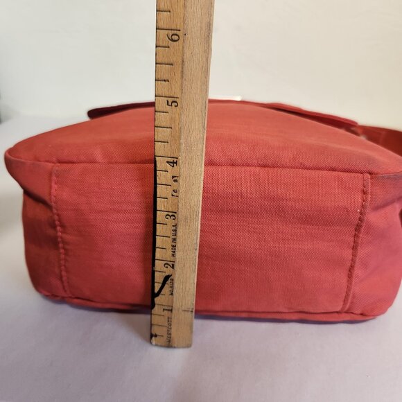 Baggallini Vibrant Melon Medium Size Multi Pocket Cross Body Bag 11X8X4 - Picture 11 of 16